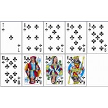 54 Cards Russian Customized Paper Playing Cards for Promotion