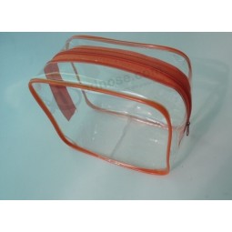 Großhandel angepasst hoch-Endee PVC transparente Tasche waschen Reißverschlusstasche Kunststoff KNeinchen Taschen