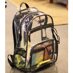 Wholesale customized high-end 2017 Fashionable Waterproof Transparent Backpack