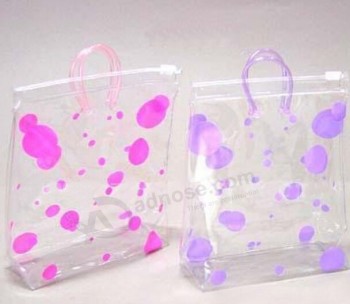 Al por mayor personalizado alto-Bolsa de Cloruro de polivinilo final bolsas de plástico para hueso bolsas de plástico para regalo bolsa con diseño propio