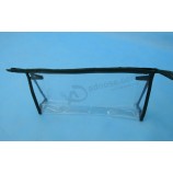Wholesale customized high-end PVC Transparent Wash Bag Plastic Sewn Cosmetic Bag