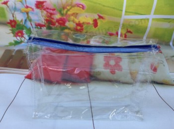 VFima por atacado personalizado de alta-Fabricantes finais de sacos personalizados costurados transparentes profissionais do PVC