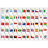 National Flag Poker Playing Cards/Customized Playing Cards with high quality