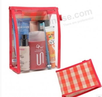 Wholesale customized high-end Simple Waterproof PVC Shampoo Bag