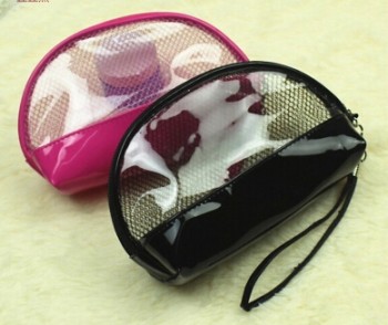 оптовые подгонянные высокие-конец сетка водонепроницаемый прозрачный сумка для макияжа
