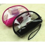 Wholesale customized high-end Mesh Waterproof Transparent Make-up Bag