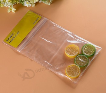 Wholesale customized high-end PVC Zipper Bags Plastic Film Bags Candy Food Packaging Bags