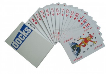 4 コーナーは紙ポーカーのトランプカードをカスタマイズしました