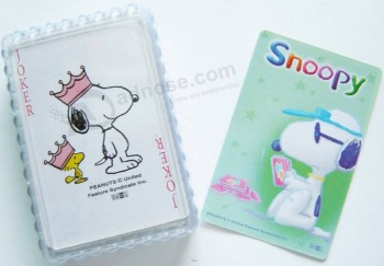 Snoopy Design Customized Paper Poker Playing Cards for Promotion