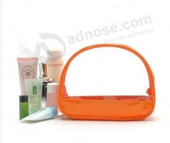 Wholesale customized high-end Orange Oval Waterproof PVC Skin Care Package