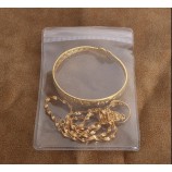 Wholesale customized high-end Transparent Thicken Sealed Bag First Jewelry Bag PVC Flat Bag