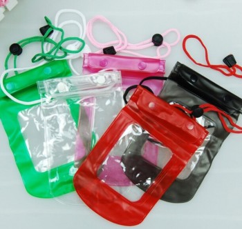 Wholesale Customized high-end PVC Mobile Phone Drifting Swimming Waterproof Bag