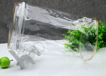 卸売カスタマイズhiGjh-エンド高品位のPvcジッパーバッグのカスタム-製作された円筒状の包装袋