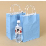 Custom Printed Kraft Paper Shopping Bag with Twisted Handle