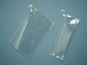 Wholesale customized higjh-end Round Pull Ring Transparent Small Flat Pocket