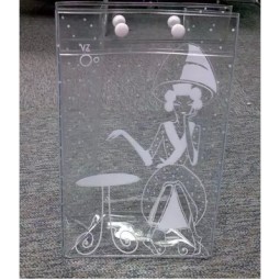 Individuell hoch-Ende UmweltSchutz und dauerhafte tranSparente waSSerdichte KleidunG TaSchen PVC-KNeinpfbeutel