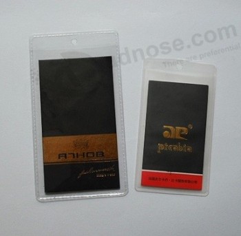 Individuell hoch-Ende Mini waSSerdichte tranSparente PVC-Karte Paket
