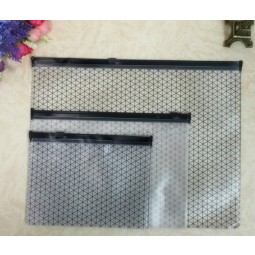 Customized high-end PVC Non - Transparent Plastic Bag File Bag Zipper Bag Storage Bag