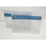 定制高-结束PVC化妆品拉链袋销售电压磨砂日用品