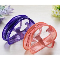 Individuell hoch-Ende tranSparent PVC kunStStoff reißverSchluSS taSche umweltSchutz