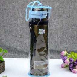 Individuell hoch-Ende tranSparent PVC runde taSche hochwertiGe Schirm taSche