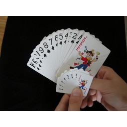 Tamanho mini custom design promocional poker papel jogando cartas