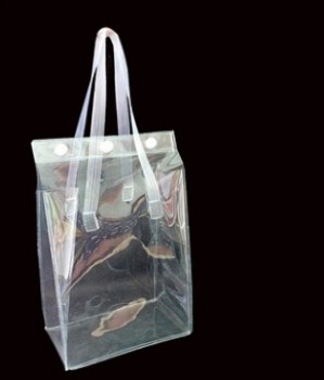 Haut perSonnaliSé-Fin matte tenSion tranSparente Sac de bouton de Pvc