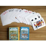 Cartões de jogo de papel promocionais italianos/Jogos de cartas de poker personalizados por atacado