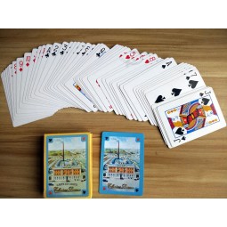 Cartões de jogo de papel promocionais italianos/Jogos de cartas de poker personalizados por atacado