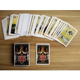 оптовые 54 карты русские персонализированные бумажные карты для продвижения по службе