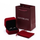 High Grade Velvet Jewelry Box/ Ring Box/Necklace Box/Earring Box/Bracelet Box