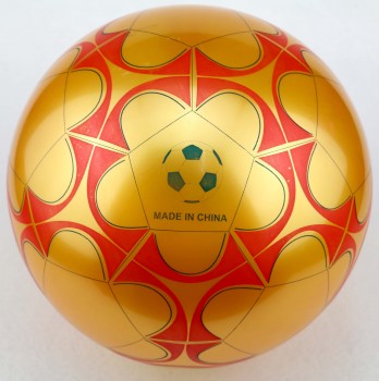 Cmyk логотип печать пвх игрушечный мяч/футбол/футбольный мяч