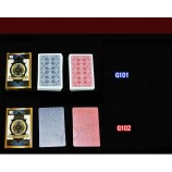100% Pvc 카지노 게임 카드/플라스틱 포커 카드 놀이