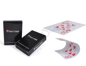 ポーカークラブ新しいPvcトランプカード (ジャンボインデックス)