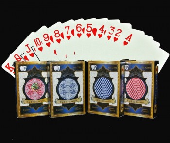 Pvc 카드 놀이/카지노 100 % 플라스틱 포커 카드 놀이