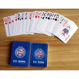 Brazil Football Design Plastic PVC Playing Cards with high quality