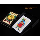 100% PVC Plastic Spanish Playing Cards with high quality