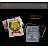 100% пвх пластиковые испанские игральные карты