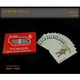 100% Plastic PVC Poker Playing Cards with high quality