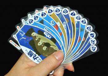 Tran에스ferant Pvc 플라스틱 카드 놀이 잠수함 세계의 게임