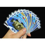 Transferant PVC Plastic Playing Cards Game of Submarine World with high quality