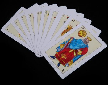 50카드 스페인어 100 % 플라스틱 Pvc 카드 놀이