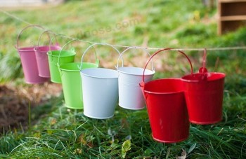 Tin Buckets for Kids to Carry for Easter Egg Hunt Custom