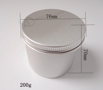 Boîte en aluminium/Pot en aluminium/étain d'aluminium/Bidon en aluminium 200G perSonnaliSé
