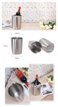 Barware Stainless Steel Ice Bucket Custom