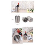 Seau à Glace en acier iPaSxydable de barware perSonnaliSé