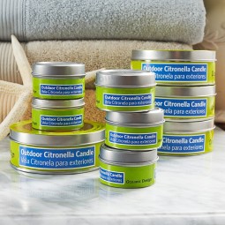 50g Outside Citronella Candle Tins Custom