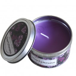 High-Quality Scented Candle Tin Box Custom