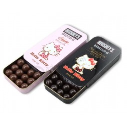 Hot Selling Tin Slide Box for Chocolate Custom