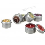 Tin Cans for Candle with Different Colors and Scents Custom 